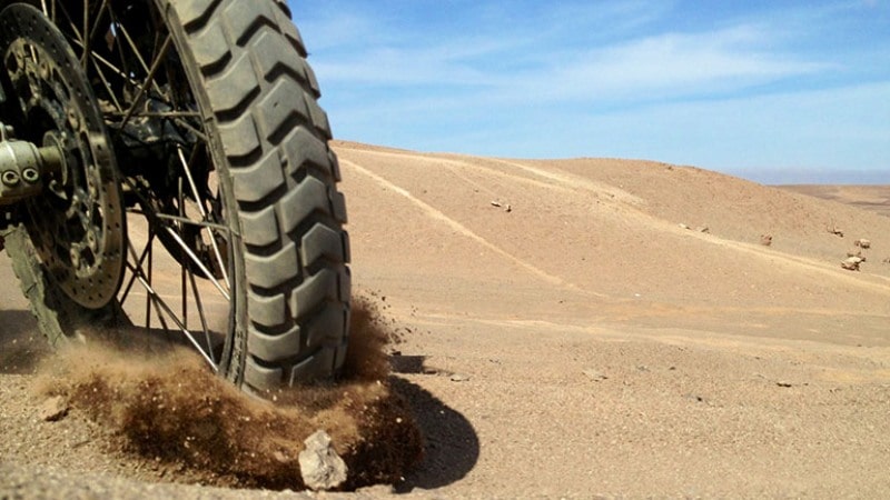 pneu d'une moto