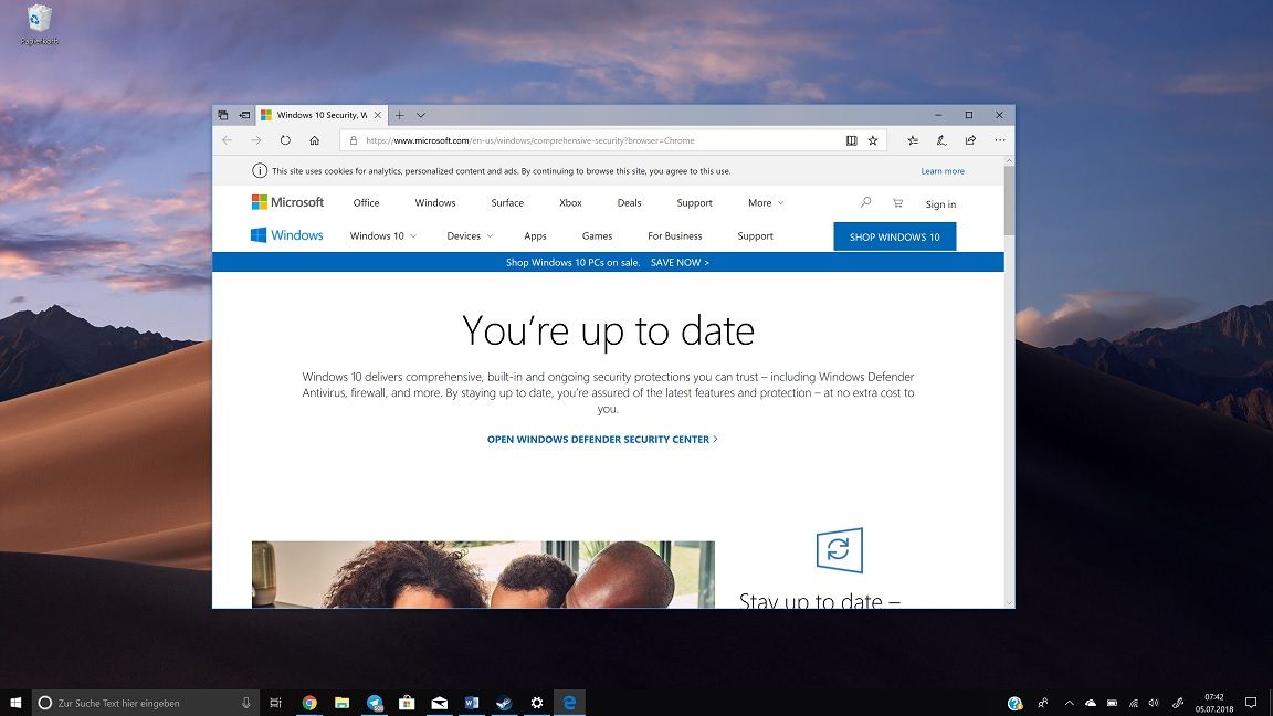 Combien De Go Fait Windows 10 Comment savoir si mon navigateur est à jour ? - Startup Café
