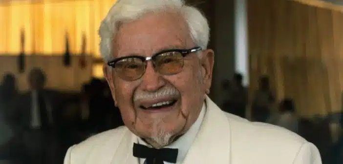 Colonel Sanders (sa taille, son poids) qui est sa femme