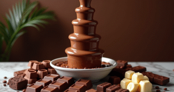 Quels chocolats utiliser pour une recette de fontaine à chocolat ?